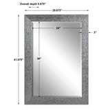 Tarek Silver Mirror - Ornate Home