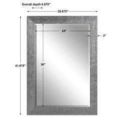 Tarek Silver Mirror - Ornate Home