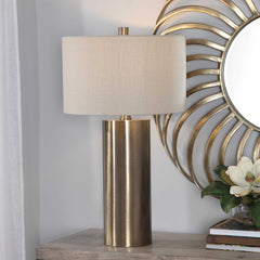 Taria Brushed Brass Table Lamp - Ornate Home