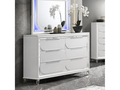 Tarian White Dresser - Ornate Home