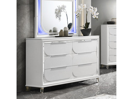 Tarian White Dresser - Ornate Home