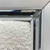 Tarian White Ek Bed W/Led & Storage - Ornate Home