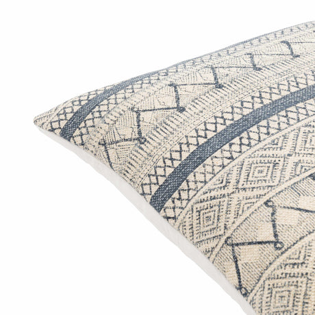 Tariji Monochrome Patterned Throw Pillow - Ornate Home