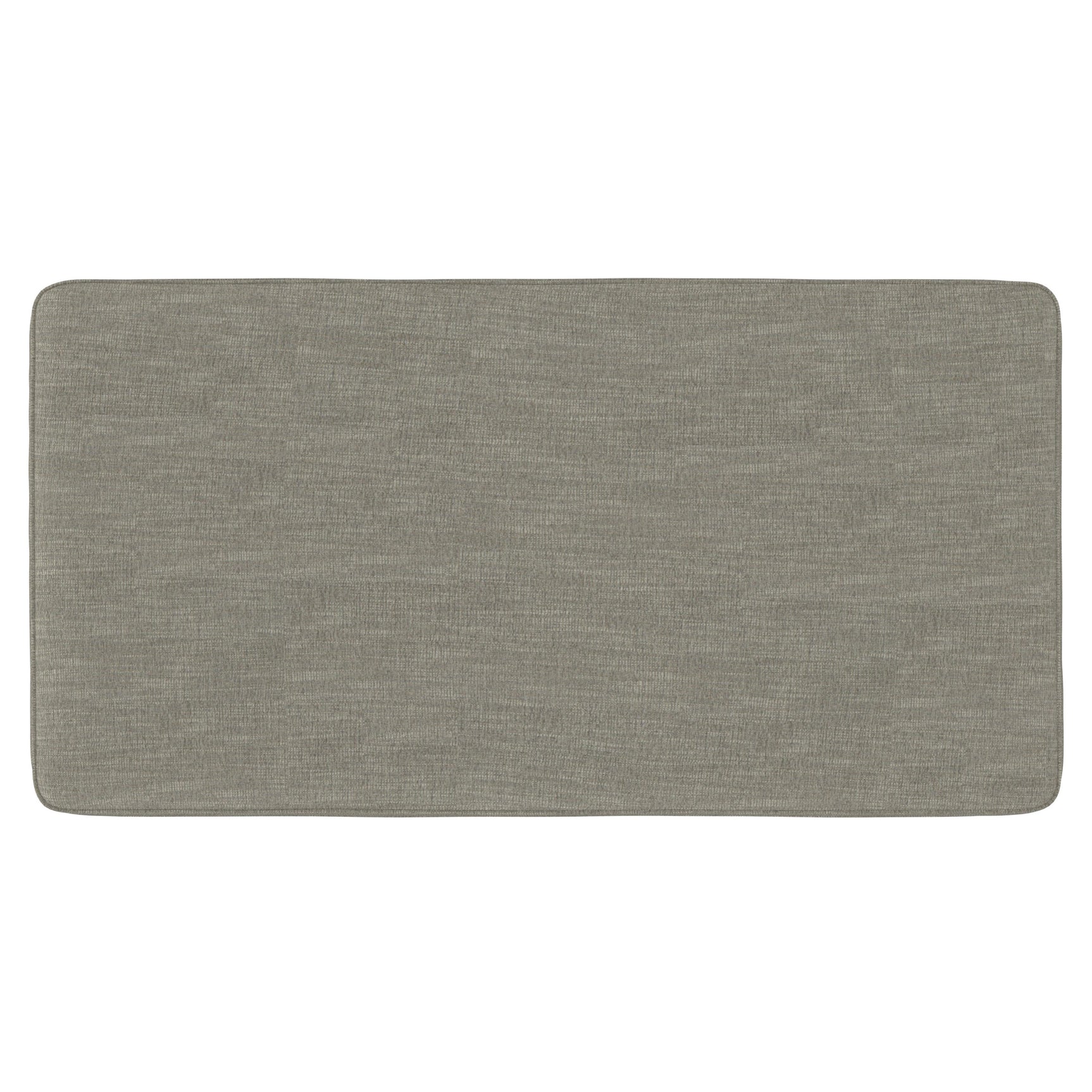 Tarleton Grey Fabric Ottoman - Ornate Home