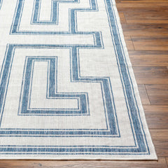 Taro Blue & Gray Outdoor Area Rug - Clearance - Ornate Home