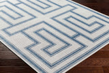 Taro Blue & Gray Outdoor Area Rug - Clearance - Ornate Home