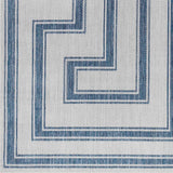Taro Blue & Gray Outdoor Area Rug - Clearance - Ornate Home