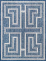 Taro Blue Outdoor Area Rug - Clearance - Ornate Home