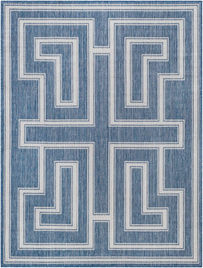 Taro Blue Outdoor Area Rug - Clearance - Ornate Home