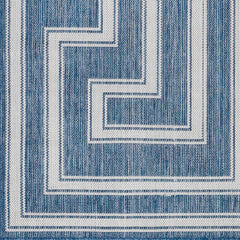 Taro Blue Outdoor Area Rug - Clearance - Ornate Home