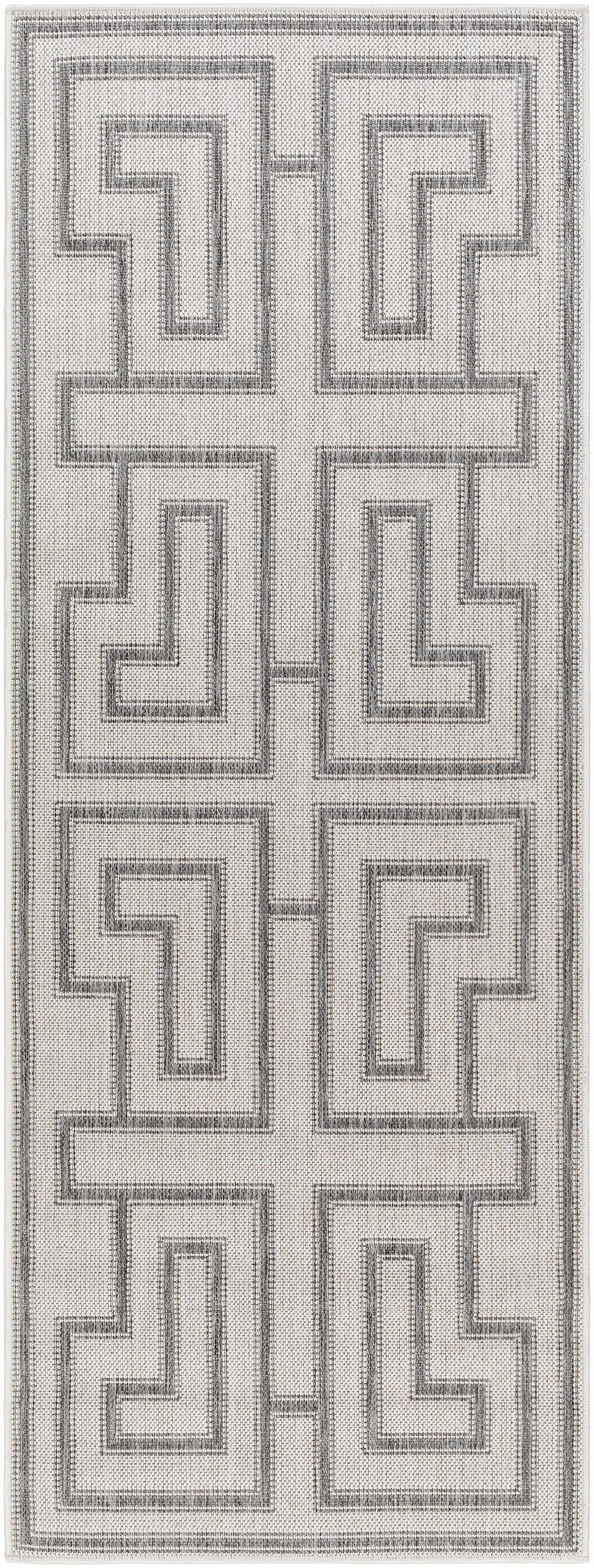 Taro Light Gray Outdoor Area Rug - Clearance - Ornate Home
