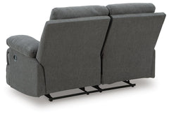 Tarrant Charcoal Reclining Loveseat - Ornate Home