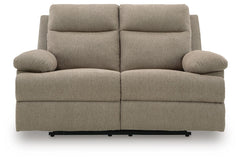 Tarrant Mocha Reclining Loveseat - Ornate Home