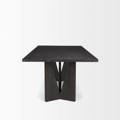 Tarro Black Rectangular Dining Table - Ornate Home