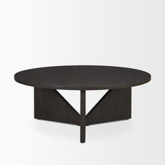 Tarro Brown Wood with Triangle Legs Coffee Table