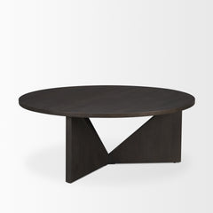 Tarro Brown Wood with Triangle Legs Coffee Table