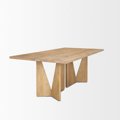 Tarro Light Brown Rectangular Dining Table - Ornate Home