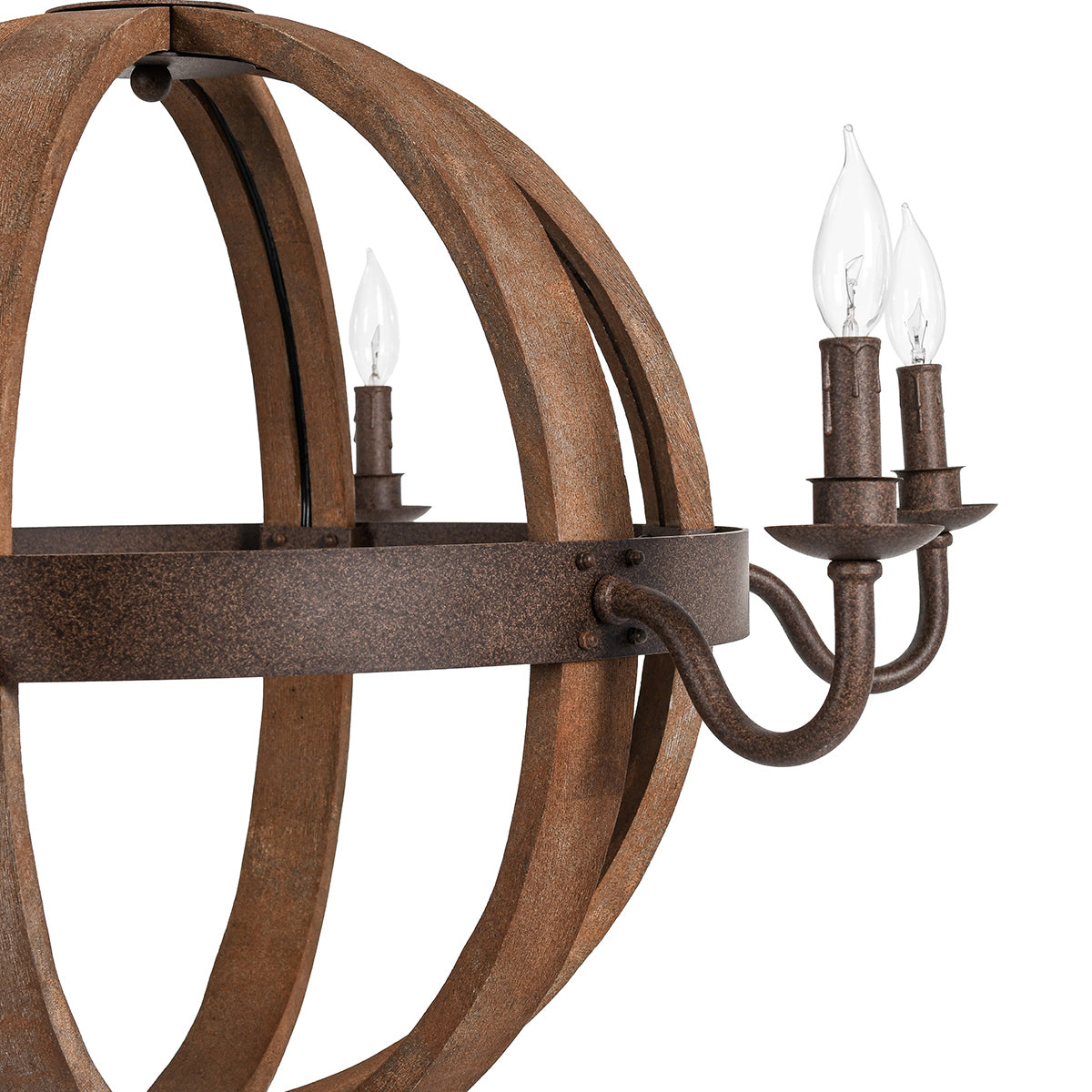 Tarsus Yellow/Brown Chandelier - Ornate Home