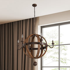 Tarsus Yellow/Brown Chandelier - Ornate Home