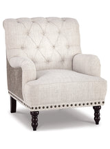 Tartonelle Ivory/Taupe Accent Chair - Ornate Home