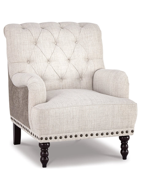 Tartonelle Ivory/Taupe Accent Chair - Ornate Home