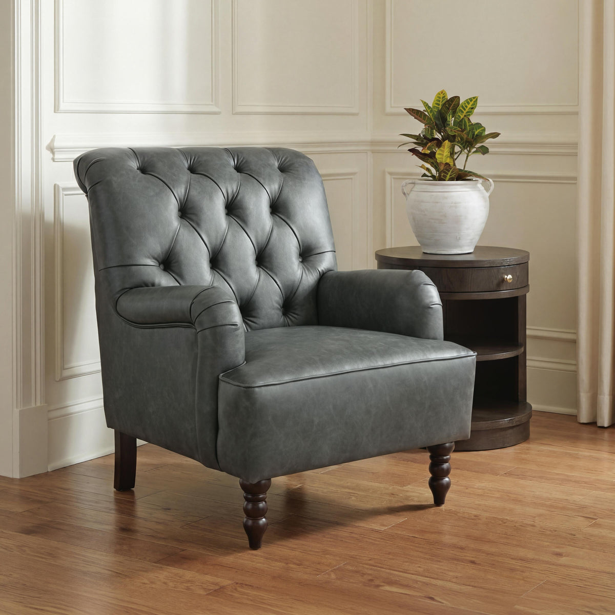 Tartonelle Slate Accent Chair - Ornate Home