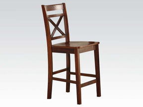 Tartys Cherry Counter Height Chair (Set of 2) - Ornate Home