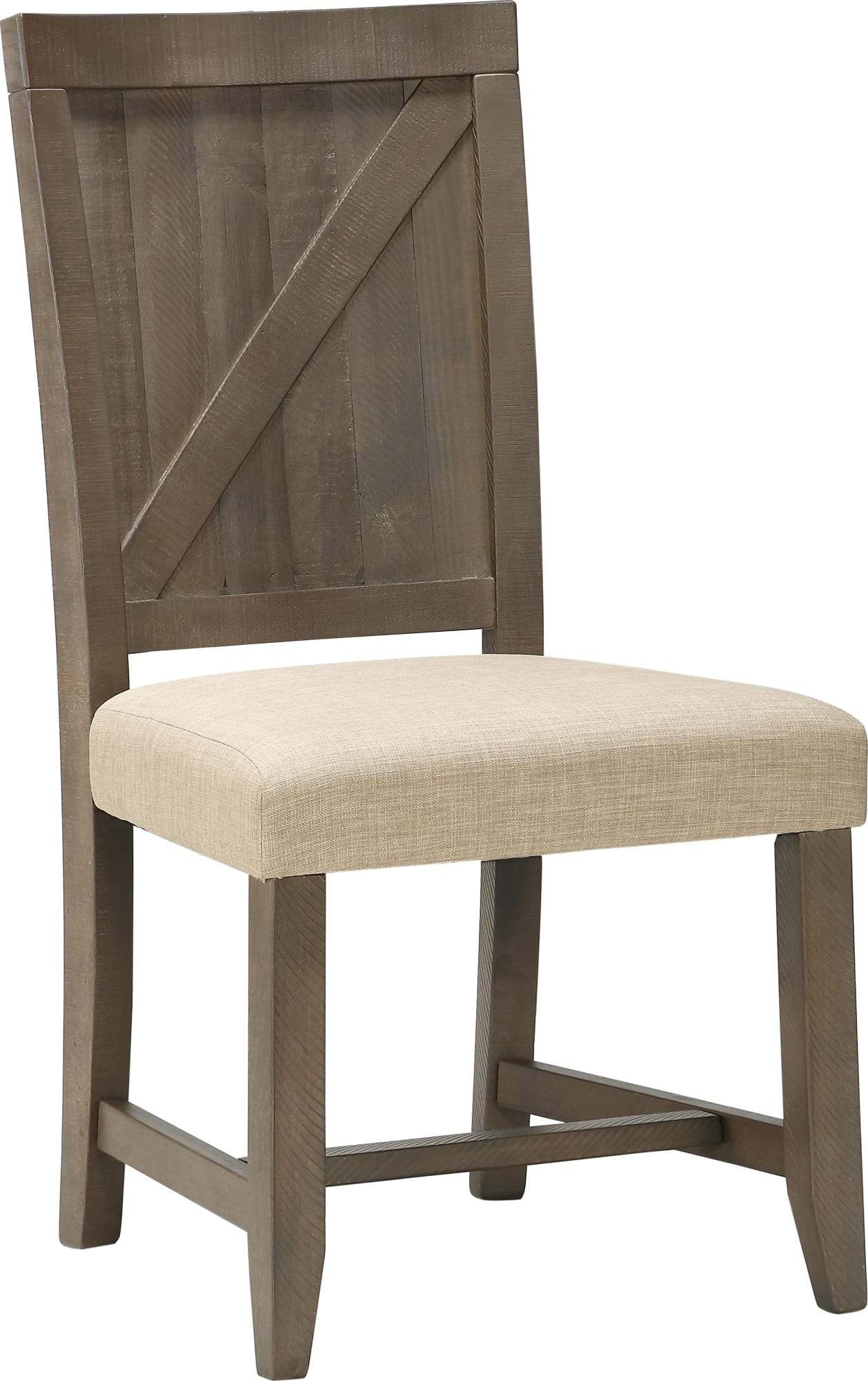 Taryn Rustic Grey Wood Chair - Ornate Home