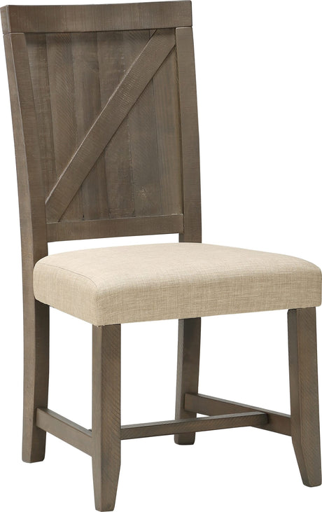 Taryn Rustic Grey Wood Chair - Ornate Home