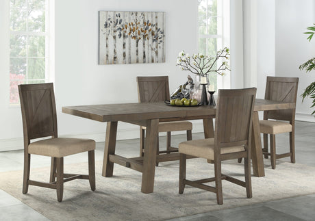 Taryn Rustic Grey Wood Chair - Ornate Home