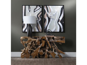 Taryn Tan Console Table - Ornate Home