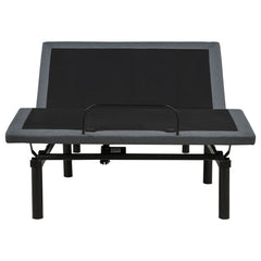 Tasca Black Full Dual-motor Adjustable Bed Base In - Ornate Home