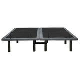 Tasca Black / Grey 2-Piece Split Eastern King Dual-motor Adjustable Bed Base - Ornate Home