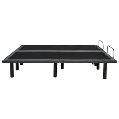 Tasca Black / Grey 2-Piece Split Eastern King Dual-motor Adjustable Bed Base - Ornate Home