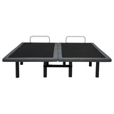 Tasca Black / Grey 2-Piece Split Eastern King Dual-motor Adjustable Bed Base - Ornate Home