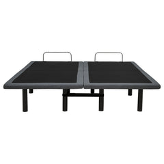 Tasca Black / Grey 2-Piece Split Eastern King Dual-motor Adjustable Bed Base - Ornate Home