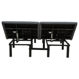 Tasca Black / Grey 2-Piece Split Eastern King Dual-motor Adjustable Bed Base - Ornate Home
