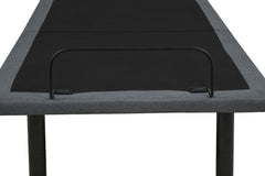 Tasca Black / Grey 2-Piece Split Eastern King Dual-motor Adjustable Bed Base - Ornate Home