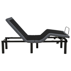 Tasca Black Twin Dual-motor Adjustable Bed Base In - Ornate Home