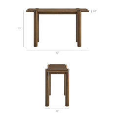 Taschen Walnut Console Table - Ornate Home
