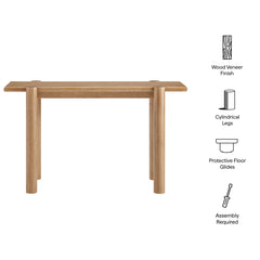 Taschen Weathered Oak Console Table - Ornate Home