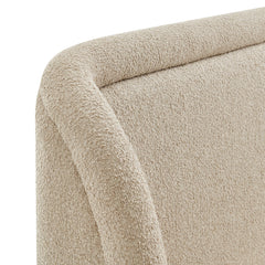 Tasmin Linen Queen Upholstered Fabric Platform Bed - Ornate Home