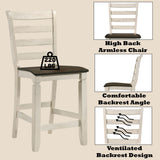 Tasnim Counter Height Chair (Set-2) - Ornate Home