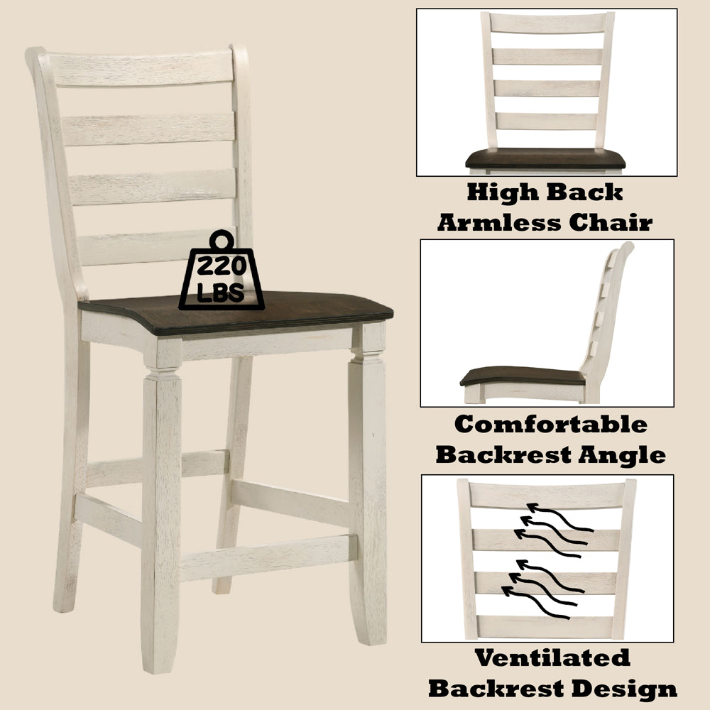 Tasnim Counter Height Chair (Set-2) - Ornate Home