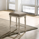 Tasnim Tan/Antique White Counter Height Stool (Set of 2) - Ornate Home
