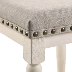 Tasnim Tan/Antique White Counter Height Stool (Set of 2) - Ornate Home
