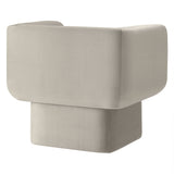 Tate Almond Performance Velvet Accent Chair - Ornate Home