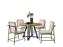 Tate Oak 47" Round Dining Set