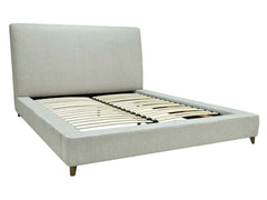 Tate Oatmeal Eastern King Bed - Ornate Home