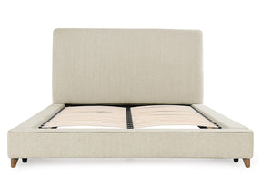 Tate Oatmeal Queen Bed - Ornate Home